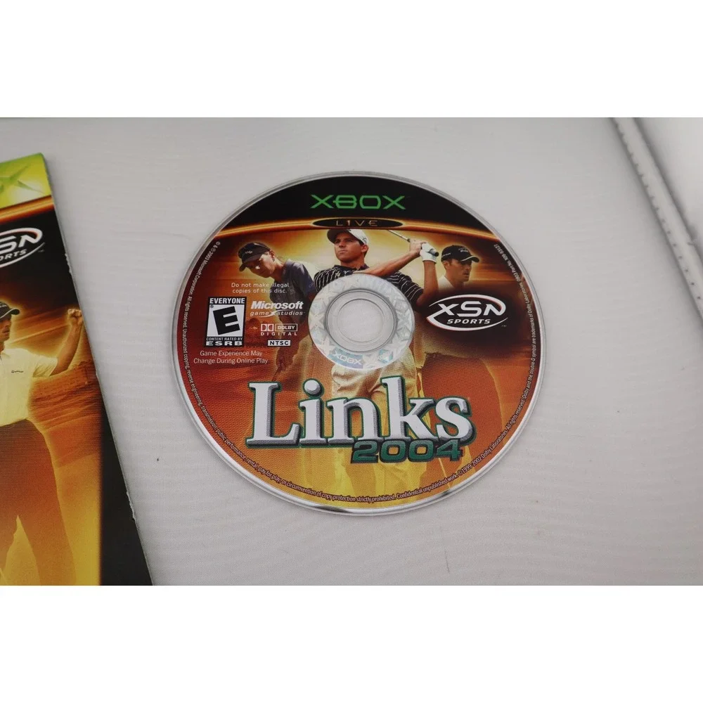 Links 2004 (Microsoft Xbox 2003) CIB Complete Tested and Working Great Condition